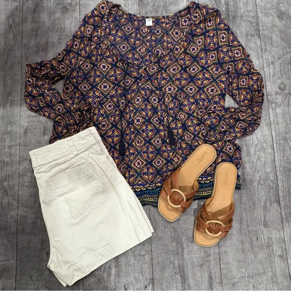 Bohemian Patterned Women's Top by Old Navy - Picture 1 of 5